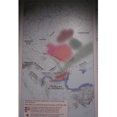 Slav tribes in central and eastern Europe ca A.D. 500 - 600